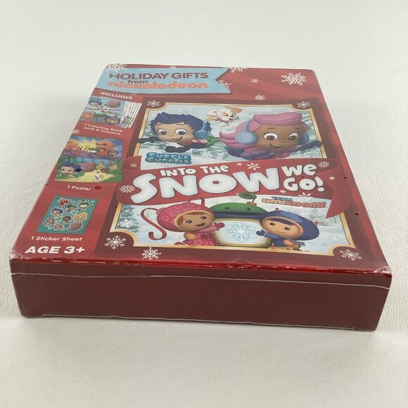 Nickelodeon Holiday Gift Pack Bubble Guppies DVD Umizoomi Coloring Book Poster - Picture 3 of 6